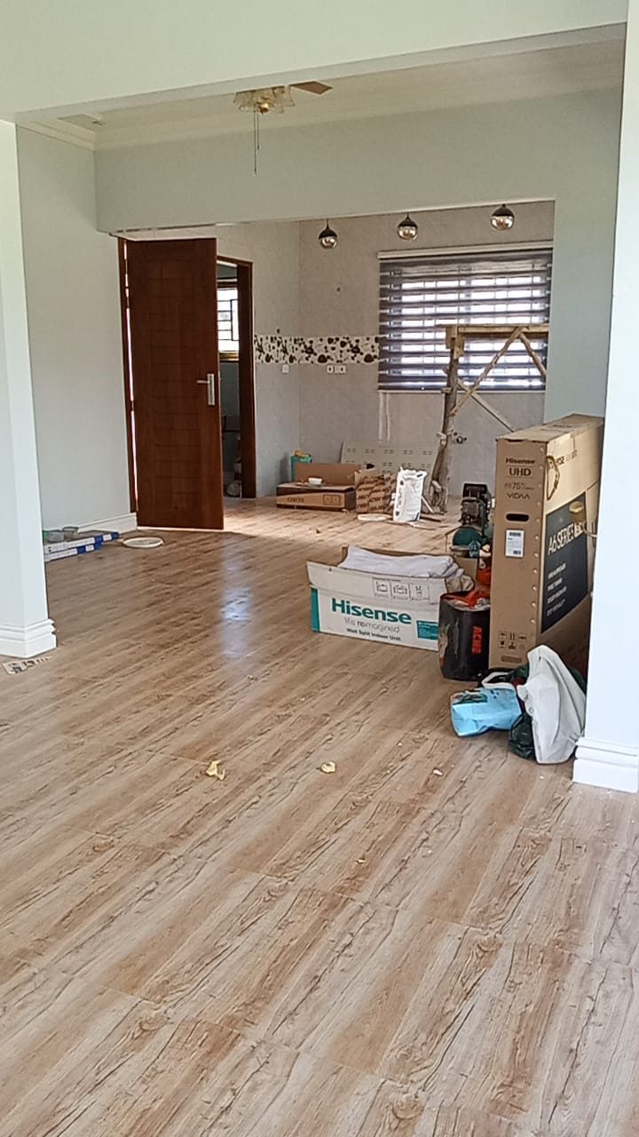 Clean living space in a residential property